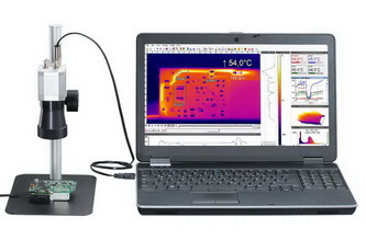 Infrared Camera PI640 Microscope MO44 optics - Resolution up to 28μm